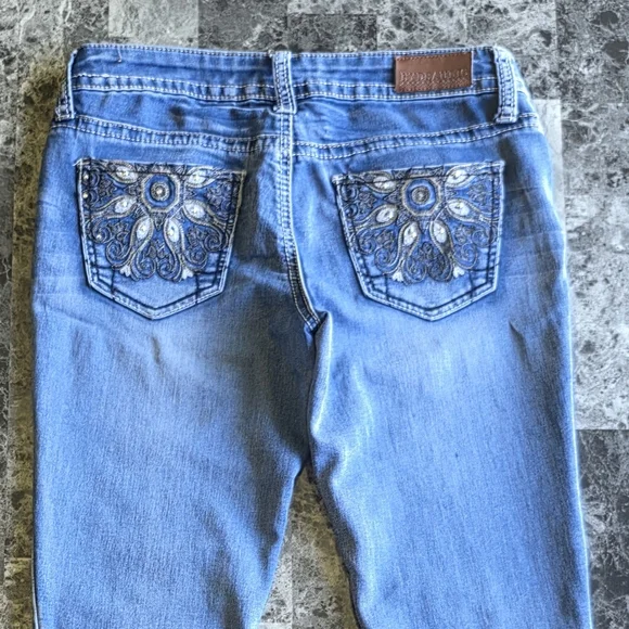 Hydraulic Blue Straight Leg Jeans 3/4 - Picture 3 of 5